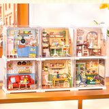 Super Creator Floral Dining Room Mini DIY Miniature House