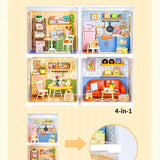 Super Creator Sunshine Sip Porch Mini DIY Miniature House