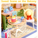 Super Creator Sunshine Sip Porch Mini DIY Miniature House