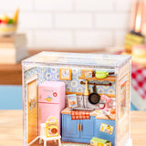 Super Creator Homely Baking Kitchen Mini DIY Miniature House