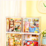 Super Creator Homely Baking Kitchen Mini DIY Miniature House