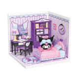 Super Creator Sanrio Kuromi's Fantastic Bedroom DIY Miniature House