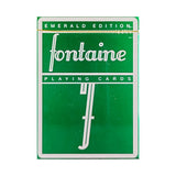 Fontaine Emerald Playing Cards