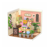 Super Creator Fresh Flower Shop DIY Miniature House