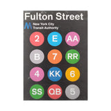 Fulton Street MTA Black Edition Playing Cards
