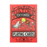 Fulton's October Orange Playing Cards