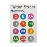 Fulton Street MTA White Edition Playing Cards