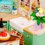 Super Creator Farmhouse Kitchen DIY Miniature House