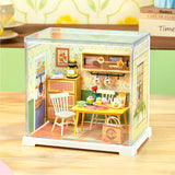 Super Creator Floral Dining Room Mini DIY Miniature House