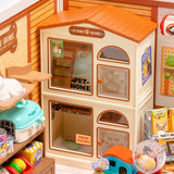 Super Creator Furry Friend's Home DIY Miniature House