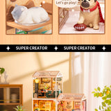 Super Creator Furry Friend's Home DIY Miniature House