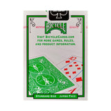 Bicycle Colored Rider Back Jumbo Index Green Playing Cards