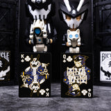 Bicycle Quiccs Ghost White Playing Cards