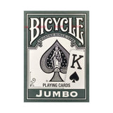Bicycle Colored Rider Back Jumbo Index Black Playing Cards