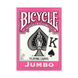 Bicycle Colored Rider Back Jumbo Index Fuchsia Playing Cards