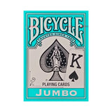 Bicycle Colored Rider Back Jumbo Index Teal Playing Cards