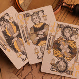 Jack the Ripper & Sherlock Holmes Castling Edition Gilded Playing Cards
