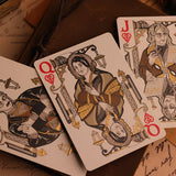 Jack the Ripper & Sherlock Holmes Castling Edition Gilded Playing Cards