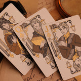 Jack the Ripper & Sherlock Holmes Castling Edition Gilded Playing Cards