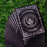 Manchester City Football Club Black Playing Cards