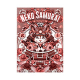 Neko Samurai Red Playing Cards
