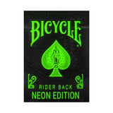 [IMPERFECT] Bicycle Neon Green Glo Playing Cards