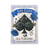 Rose Elites Old Masters Blue (Marked) Playing Cards