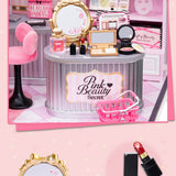 Super Creator Pink Beauty Secret DIY Miniature House