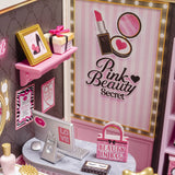 Super Creator Pink Beauty Secret DIY Miniature House
