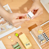Happy Meals Kitchen DIY Miniature House Puzzle Kit
