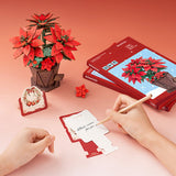 Poinsettia Flower DIY Puzzle Kit