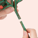 Poinsettia Flower DIY Puzzle Kit