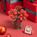 Poinsettia Flower DIY Puzzle Kit