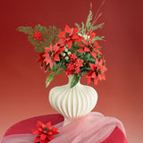 Poinsettia Flower DIY Puzzle Kit