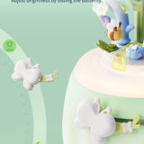 Minty Camellia Lamp DIY Mechanical Puzzle