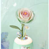 Minty Camellia Lamp DIY Mechanical Puzzle