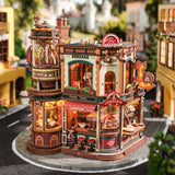 Dream Coffee Factory Music Box DIY Mechanical Puzzle