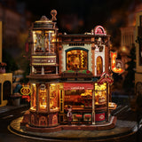 Dream Coffee Factory Music Box DIY Mechanical Puzzle