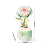 Minty Camellia Lamp DIY Mechanical Puzzle