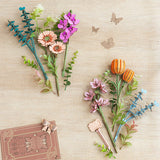 Wooden Blooming Book DIY Puzzle Kit