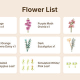 Wooden Blooming Book DIY Puzzle Kit