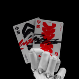 Bicycle Machine56 R-TYPE/3 White Playing Cards
