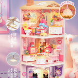 Super Creator Sanrio My Melody's Bubble Bathroom DIY Miniature House