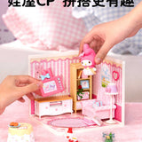 Super Creator Sanrio My Melody's Dreamy Living Room DIY Miniature House