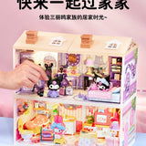 Super Creator Sanrio My Melody's Dreamy Living Room DIY Miniature House