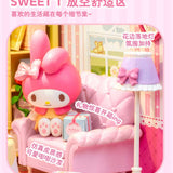 Super Creator Sanrio My Melody's Dreamy Living Room DIY Miniature House
