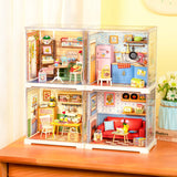 Super Creator Homely Baking Kitchen Mini DIY Miniature House