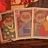 Tanuki Yukaku Yukaku Tales Foil and Gilded Playing Cards