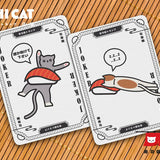 Sushi Cat Foil and Gilded Playing Cards