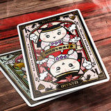 Onsen Neko Foil and Gilded Playing Cards